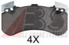 AUDI 4G0698151F Brake Pad Set, disc brake